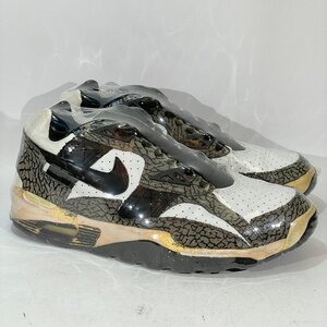 27.5cm NIKE AIR TRAINER SC LOW 309099-101 ナイキ エア トレーナー SC ロー ホワイト グレー メンズ スニーカー 45621 111591