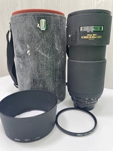 UWA(9534)Nikon ニコン　カメラレンズ　ED　AF NIKKOR 80-200mm 1:2.8 D　フィルター L37c 77mm　レンズフード HB-7 ケース付き