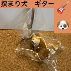 新品未開封❣️挟まり犬２ マスコットボールチェーン　ギター