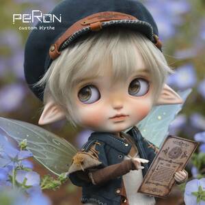 ＊peRon＊ カスタムブライス No.22 「動物郵便係 -fairy postman-」 Custom Blythe