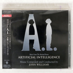 帯 国内盤 OST (ジョン・ウィリアムス)/AI: ARTIFICIAL INTELLIGENCE/WARNER BROS. WPCR10989 CD □