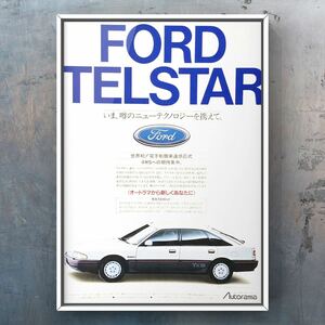 当時物 フォード テルスター 広告 /カタログ フォードテルスター FORD TELSTAR 中古 旧車 車 マフラー ホイール パーツ カスタム エアロ