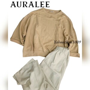 AURALEE オーラリー 七分袖 スウェット トップス