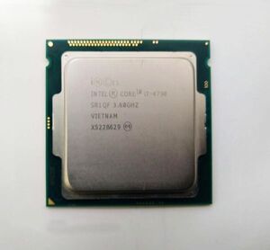 中古：CPU★ Core i7-4790 ★ Haswell　動作品