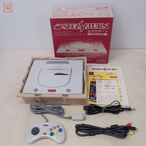 動作品 良品 シリアル一致 SS セガサターン 本体 (HST-3220) HST-0014 SEGA SATURN セガ SEGA 箱説ハガキ付【20