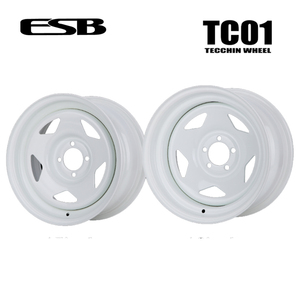 送料無料 ESB CLS TC01 TECCHIN WHEEL 7J-13 ±0 4H-114.3 (13インチ) 4H114.3 7J±0【1本単品 新品】