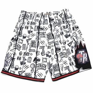 D04505J22 未使用品 Mitchell&Ness/トロントラプターズ ハーフパンツ【サイズ：XL】ホワイト NBA ショートパンツ ミッチェルアンドネス