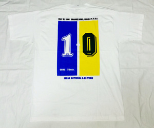 【オリンピック】新品タグ付 マイアミの奇跡 Tシャツ Lサイズ サッカー日本代表 川口能活 前園真聖 ブラジル代表