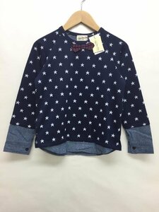 【送料込】[キッズ/子供] [新品] Love&Peace&Money CLOTHING ラブアンドピースアンドマニー カットソー 130cm 紺ネイビー 男の子 /n471823