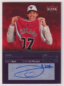 NBA JOAKIM NOAH AUTO 2007-08 ULTRA SE signature class ROOKIE Autograph BASKETBALL BULLS /50 枚限定 ジョアキム・ノア 直筆 サイン