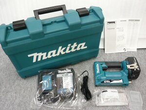 @【未使用品】 マキタ 充電式タッカ ST312DRG 18V 6.0Ahバッテリ・充電器・ケース付き