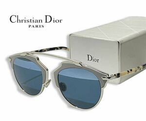 正規品 Christian Dior SoReal/L P7Q8N Grey クリスチャンディオール ミラー サングラス べっ甲フレーム ハバナ アイウェア イタリア製