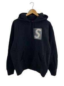 Supreme◆Swarovski S Logo Hooded Sweatshirt/パーカー/S/コットン/BLK//