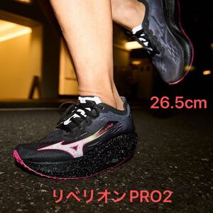 MIZUNO ウェーブリベリオン プロ 2 未使用 ミズノ 厚底 カーボン ランニングシューズ フォアフット PRO2