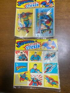 70s Vintage Superman Sticker スーパーマン　ホログラム　ステッカー　DC COMIC 