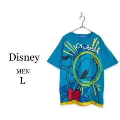 【Disney】ドナルドダック Tシャツ　ディズニー　虫眼鏡