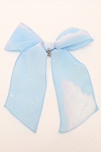 Angelic Pretty / Misty Skyリボンクリップ サックス S-24-11-25-012-AP-AC-HR-ZS