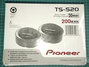 Pioneer TS-S20 パイオニア 送料無料 ツイータードームツイーター tweeter 200w