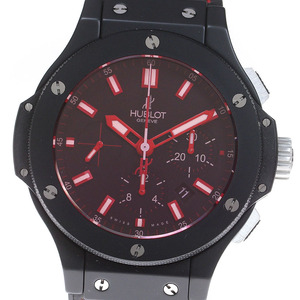 ウブロ HUBLOT 301.CI.1123.GR ビッグバン レッドマジック クロノグラフ 自動巻き メンズ 美品 _824482