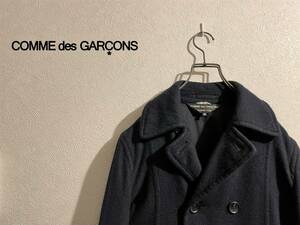 ◯ COMME des GARCONS HOMME PLUS 縮絨 ピーコート / コムデギャルソン オムプリュス ウール ネイビー XS Mens #Sirchive