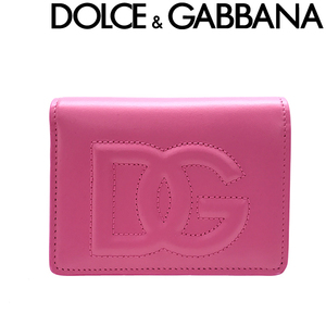 DOLCE&GABBANA ドルチェ＆ガッバーナ ブランド 長財布 レディース レザー 二つ折り ピンク BI1211-AG081-80441