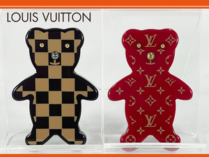 1円～♪【美品】LOUIS VUITTON　ルイ・ヴィトン　ブロッシュヌヌールテ ディベア クマ ブローチ チャーム　 M64939 2点セット