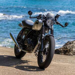 【程度良好】ブリクストン サンレイ125 カフェレーサー BRIXTON SUNRAY CafeRacer MSFローダウンリアサス フェンダーレス化 モトソニ