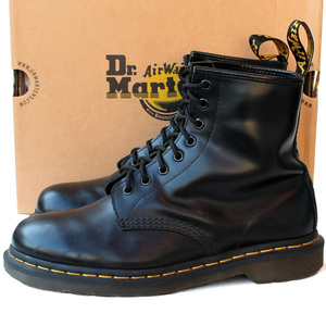 Dr.MARTENS ドクターマーチン★8ホールブーツ UK7＝26 1460 ブラック 8 EYE BOOT レースアップブーツ i-531