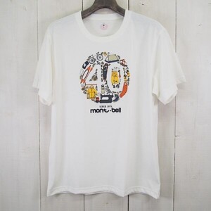 モンベル mont-bell /1104008/WIC. T 40th ANNVERSAY 40周年記念ウィックTシャツ(L)ホワイト/316