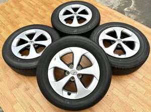 トヨタ プリウス 純正 15インチ アルミホイール★ DUNLOP スタッドレスタイヤ 195/65R15 4本セット ★ ウィッシュ アリオン プレミオ等にも