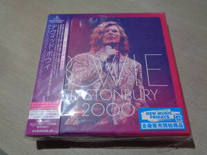 未開封/デヴィッド・ボウイー/グラストンベリー2000(JAPAN/PARLOPHONE:WPZR-30832/4 STILL-SEALED/NEW! 2CD + DVD BOX SET/DAVID BOWIE