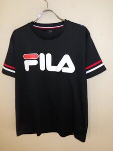 z5692FILA★フィラ★型押しプリント★半袖Tシャツ★サイズL★レア★激安★送料格安