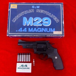 ±コクサイ ガスリボルバー S&W M29 4インチ マウンテンリボルバー 現状品【GM；U0DJ0017