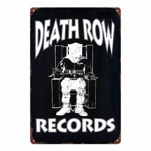 ★★新品★★Death Row Records【デス ロウ レコード】 アートパネル プリント 金属