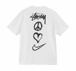 ♪♪【新品】Stussy×Nike NRG SS Tee White ステューシー×ナイキ ヘビー ウェイト コットンTシャツ ホワイト Lサイズ 新品未使用 ♪♪