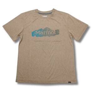 即決☆マーモット Maroon Bells 半袖Tシャツ CY/Mサイズ 送料無料 速乾吸汗 UPF30 コヨーテ Marmot