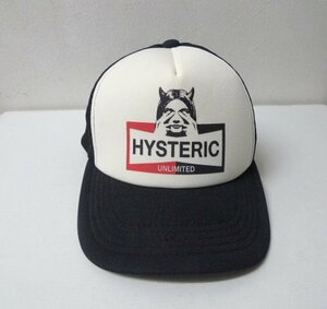 ◆ヒステリックグラマー 2024 美品 Hysteric Glamour 人気 ガール メッシュ　キャップ HYSTERIC UNLIMITED 02211QH01