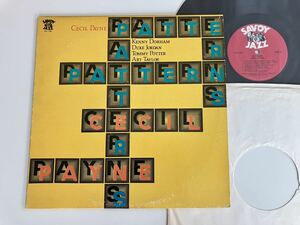 Cecil Payne / Patterns LP SAVOY JAZZ SJL1167 56年作品86年リイシューUS盤,Patterns Of Jazz,セシル・ペイン,Kenny Dorham,Duke Jordan,