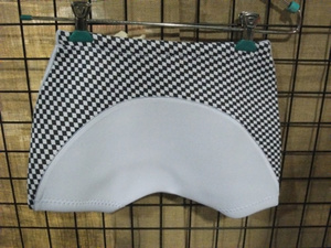 BE WET ビーウェット 【HOT PANTS】 WHITE/CHECK WMN-M 1.5mm 国産 新品 レディース ウェットパンツ