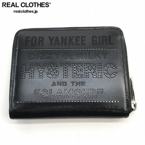 HYSTERIC GLAMOUR×PORTER/ヒステリックグラマー×ポーター 二つ折り財布 ラウンドジップ 財布 /000