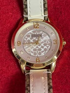 コーチ COACH 腕時計 レディース 32mm ニュークラシックシグネチャー ゴールド