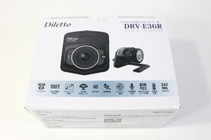 ☆851☆【未使用】 Diletto リアカメラ付き ドライブレコーダー DRV-E36R