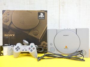 S) (AG-59) SONY ソニー 初期型 PlayStation プレーステーション SCPH-1000 元箱 ゲーム機器 ※動作OK！ @100 (12)