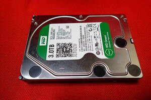 E1900# WD Green WD30EZRX-19D8PB0 HDD 3TB 3.5インチ SATA 使用時間:61463時間