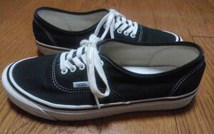  VANS Authentic 44DX Anaheim BLACK バンズ アナハイム オーセンティック ブラック 黒 × 白 us 10/ 28 ㎝