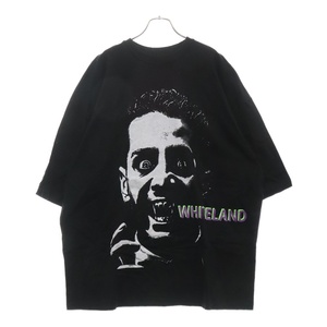 WHITELAND ホワイトランド WHITELAND VAMPIRE BIG TEE ホワイトランド バンパイヤプリント オーバーサイズ半袖Tシャツ 19S-CSS426-WL