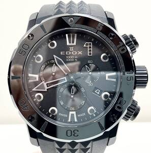 【箱付き】EDOX 腕時計 クォーツ クロノオフショア1 ジャパン リミテッドエディション クロノグラフ 限定モデル