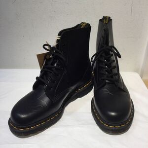 A BATHING APE×Dr.Martens アベイシングエイプ×ドクターマーチン PASCAL BAPE サルカモ柄 ブラック 26cm 664540