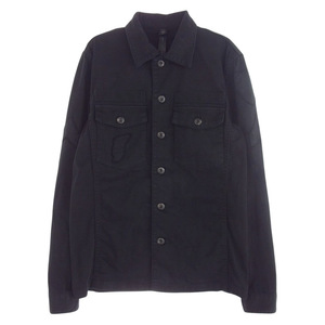 wjk ダブルジェイケイ cs56u OG-107 utility-shirt ユーティリティ 長袖 シャツ ブラック系 S【中古】