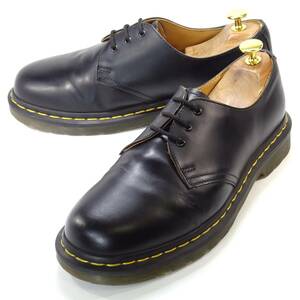 即決 Dr. Martens 26.0cm 3EYE SHOE ドクターマーチン 3ホールシューズ 1461 黒 ブラック BLK 本革 レースアップ 革靴 カジュアル 紳士靴